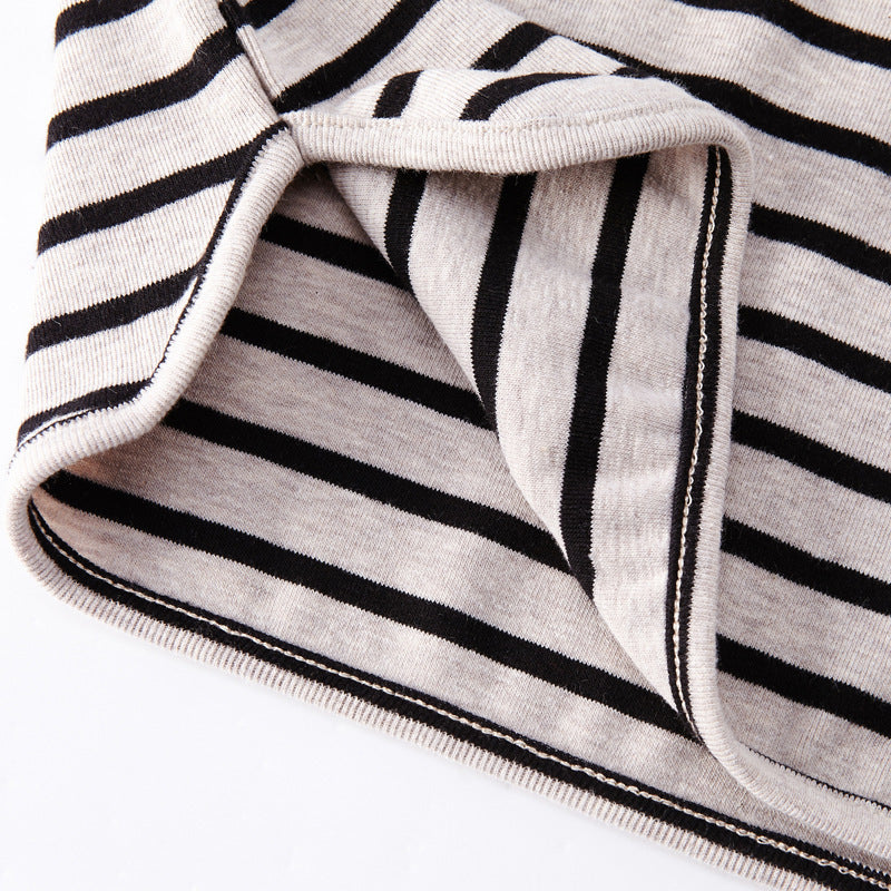 Fashion Striped Baby Girls Clothes T Shirts