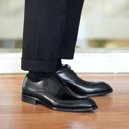 Vintage Fashion Square Toe Leather Shoes