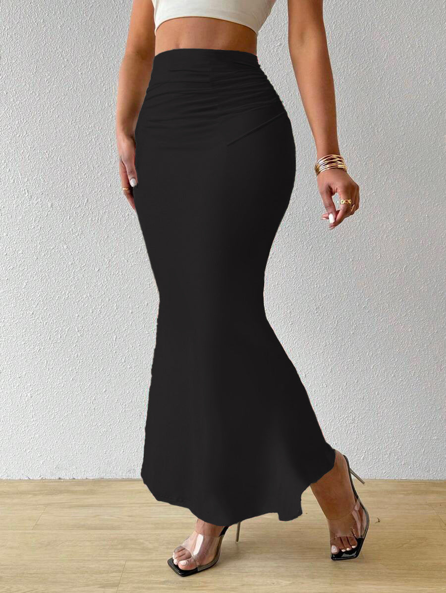 Zebra Pattern Slimming Skirt