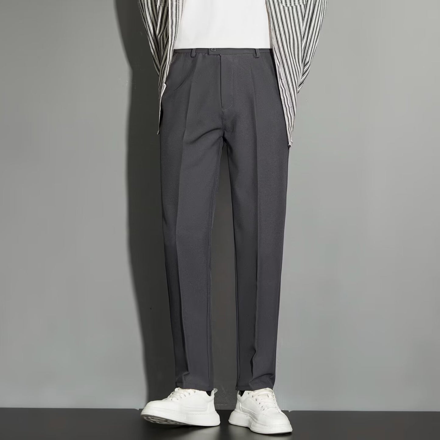 All-matching Ankle-length Suit Pants