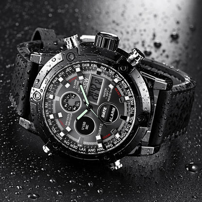Men's Fashion Belt Multi-functional Watch