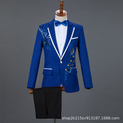 Sequined Suit Men's Dress