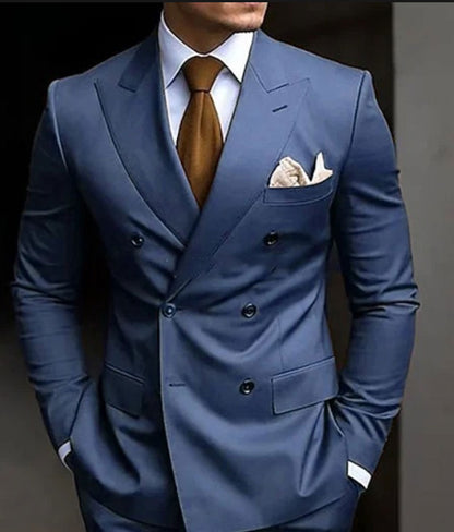 Men's Two-piece Suit Business Best Leisure