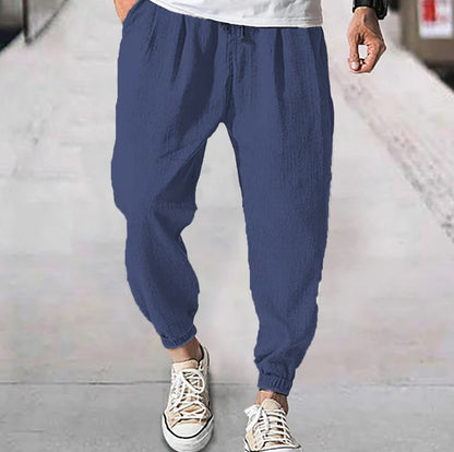 Fashion Loose Men's Ankle Banded Pants