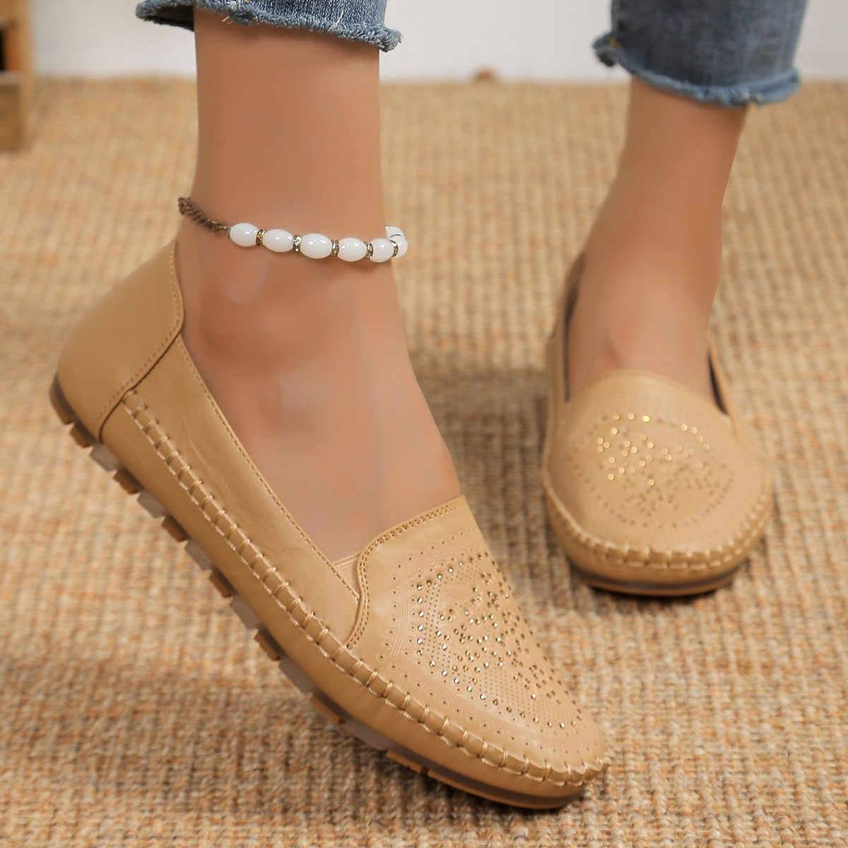 Stitching Gommino Women's Shoes