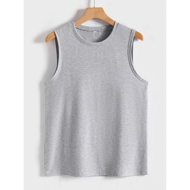 Tank Tops Crew Neck Sleeveless T-shirts