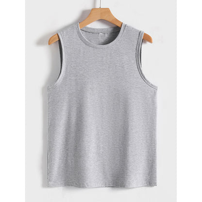 Tank Tops Crew Neck Sleeveless T-shirts