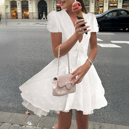 Hollow Elegant Women Dress