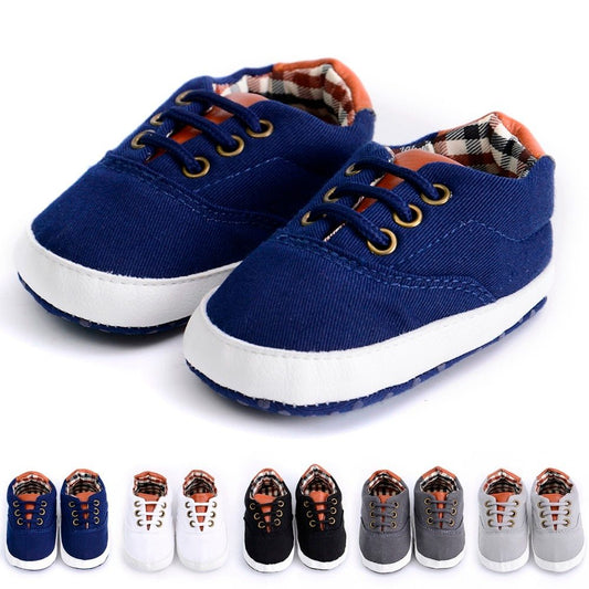 Lace soft bottom baby shoes