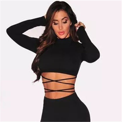 American fashion short navel tops
