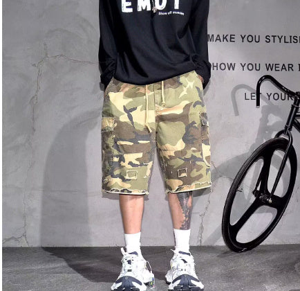 American High Street Pu Shuai Camouflage Shorts