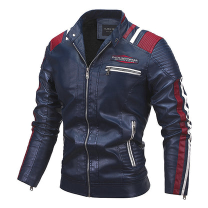 Motorcycle Leather Coat For Men