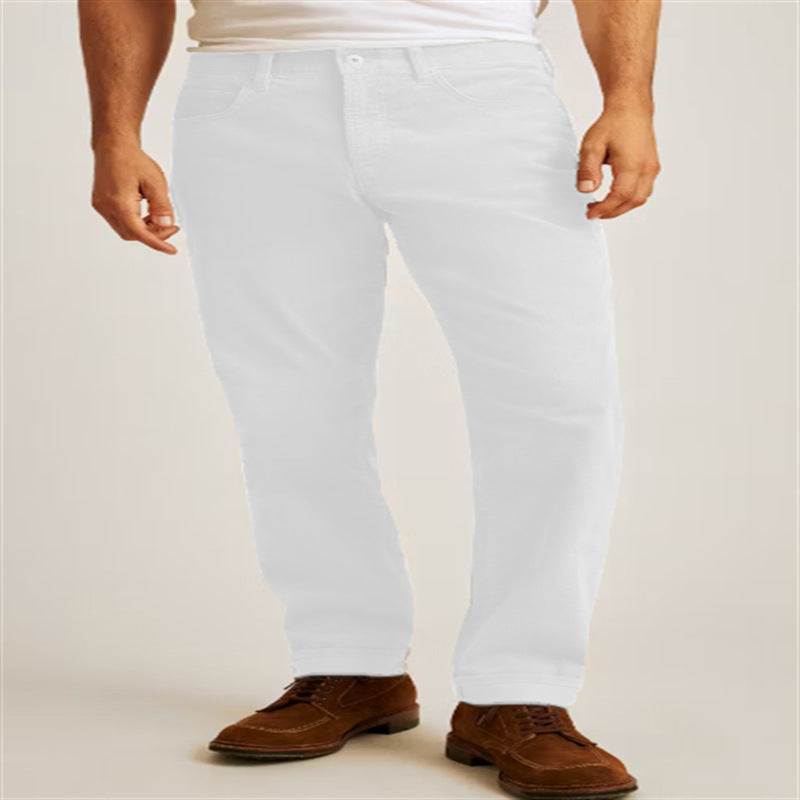 Corduroy Straight Trousers