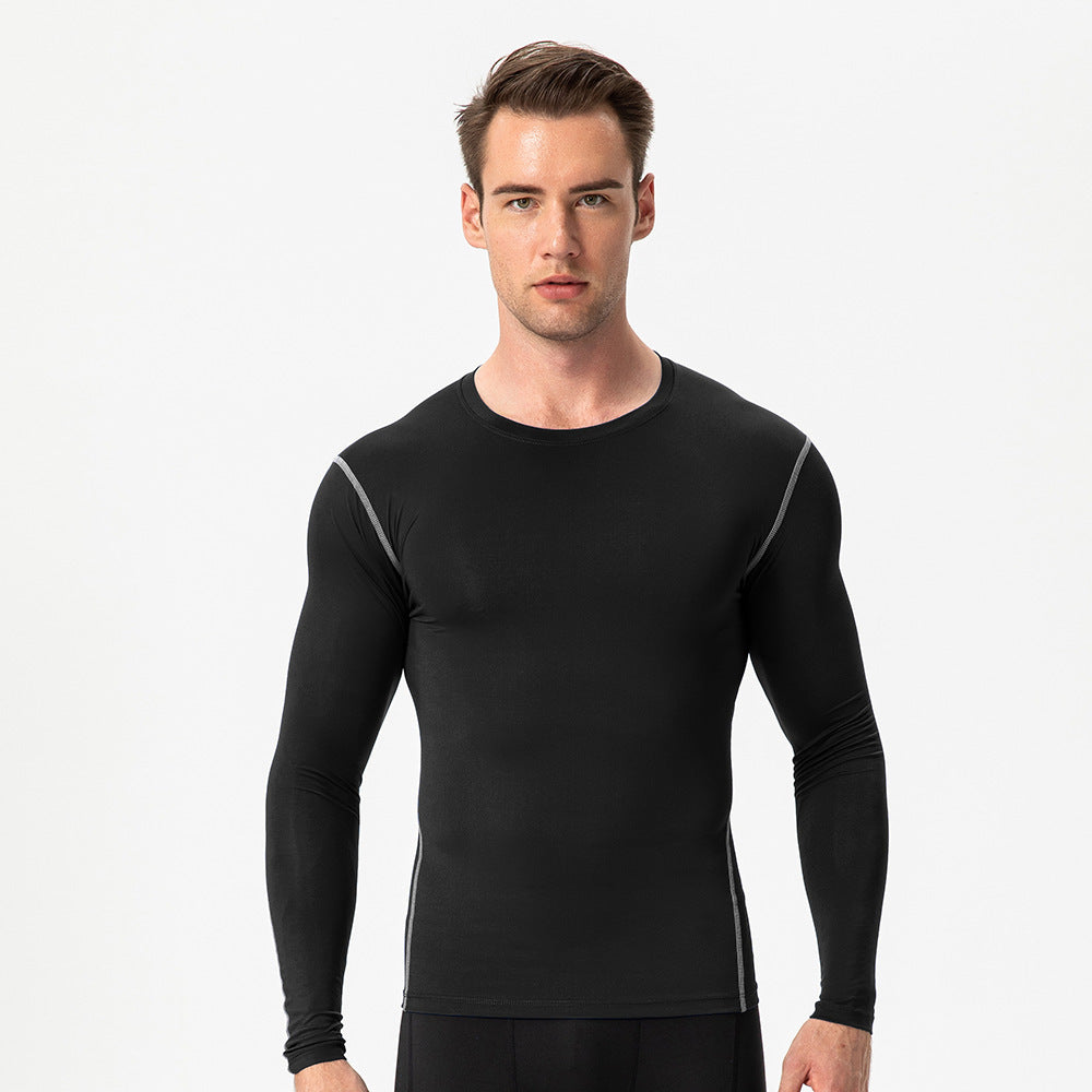 Men's Tight Training Sports Long Sleeve T-shirt