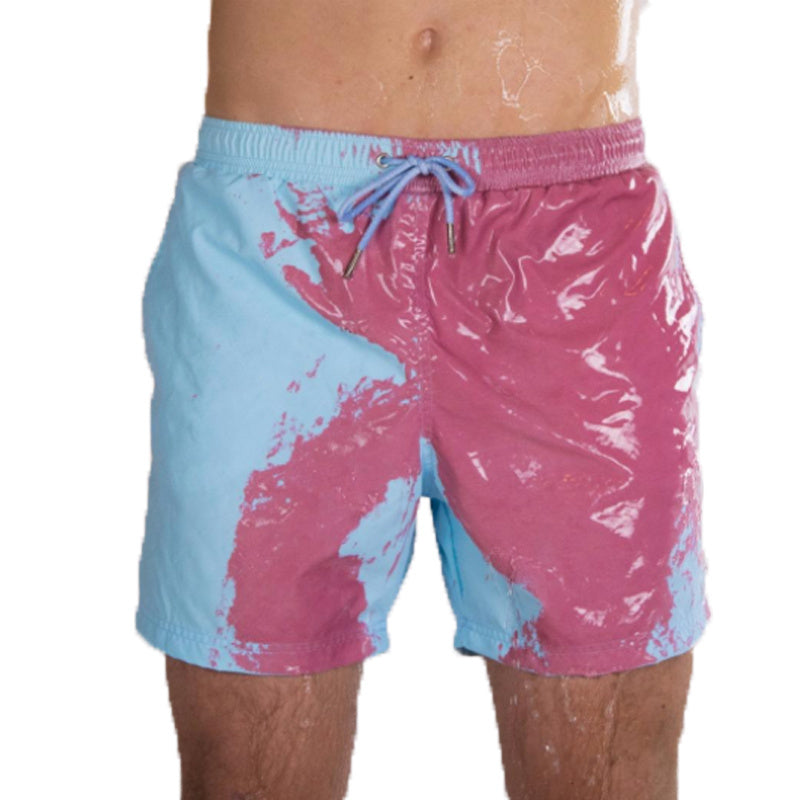 Magical Change Color Beach Shorts Summer