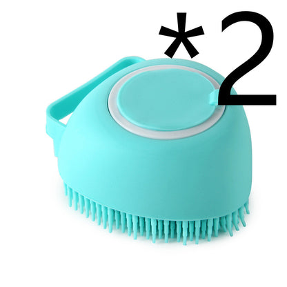 Dog Bath Massage Gloves Brush
