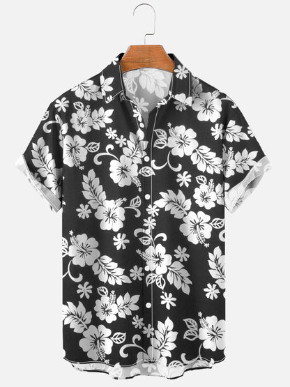 Summer Flower Pattern Seaside Shirt