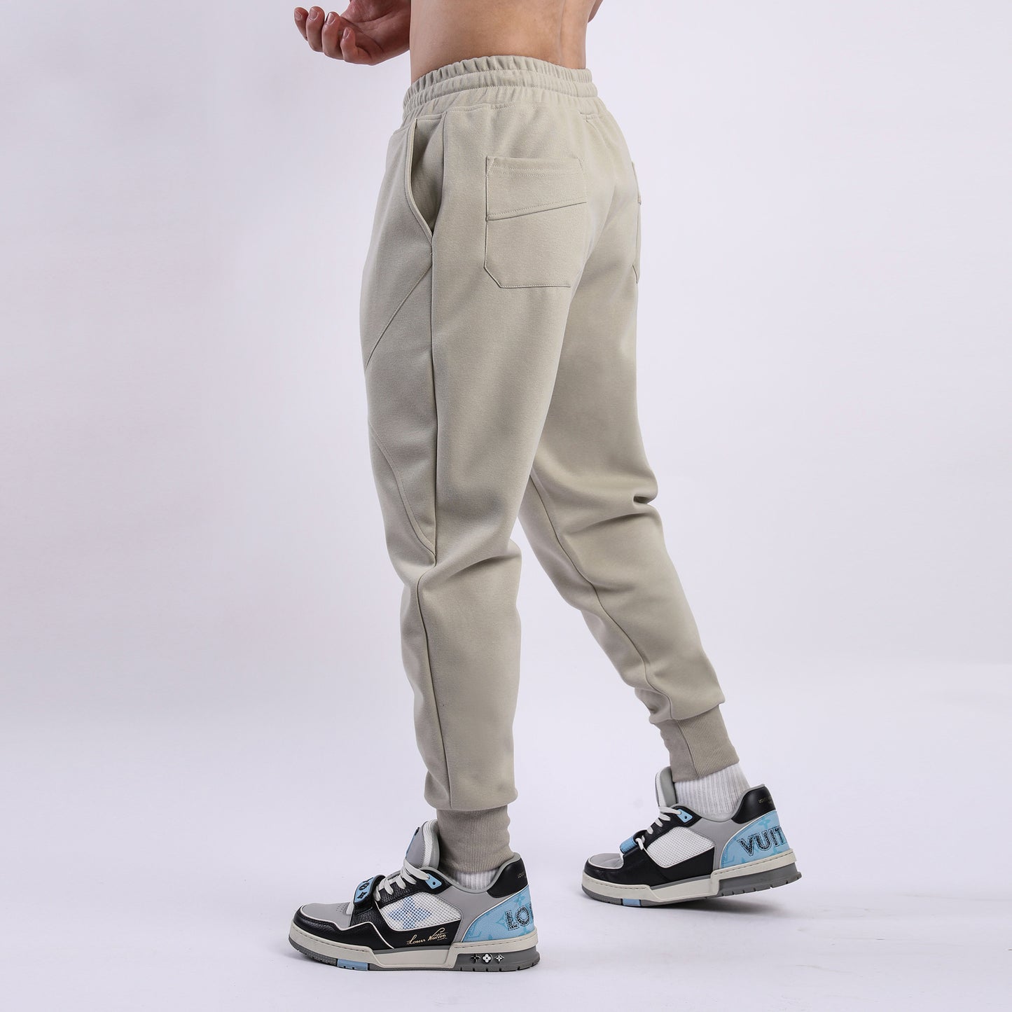 Men's Trousers Ankle-tied Drawstring Sweatpants
