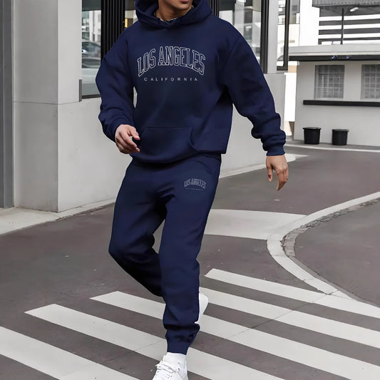 Men Sweatshirt And Sweatpants Suit Men