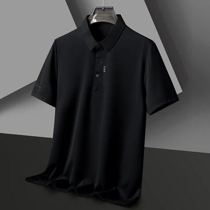 Waffle Short Sleeve Polo T-Shirt