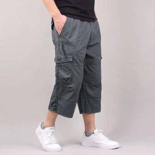 Cropped Trendy Men's Pants Loose