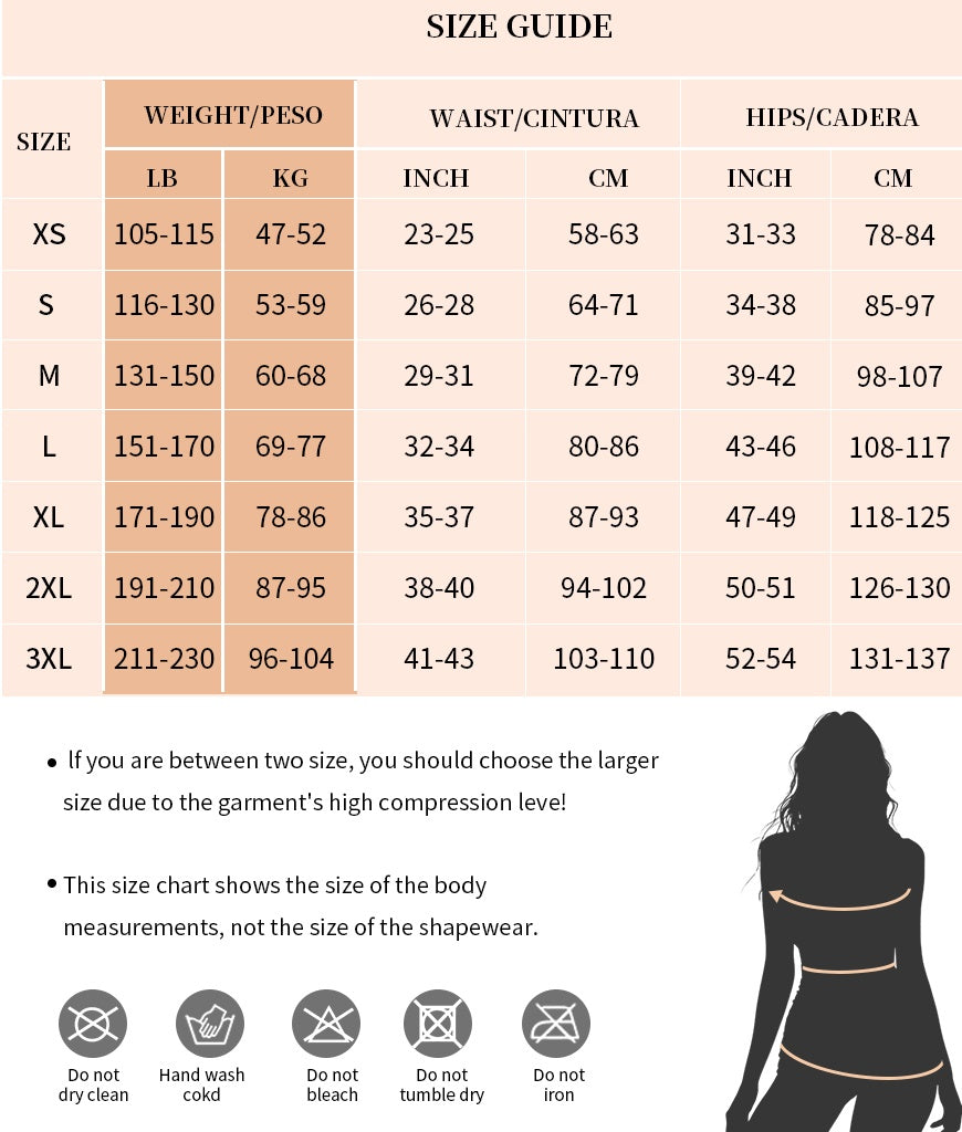 Women's Faja Hip Lift Body Slim Fit Flat Tummy