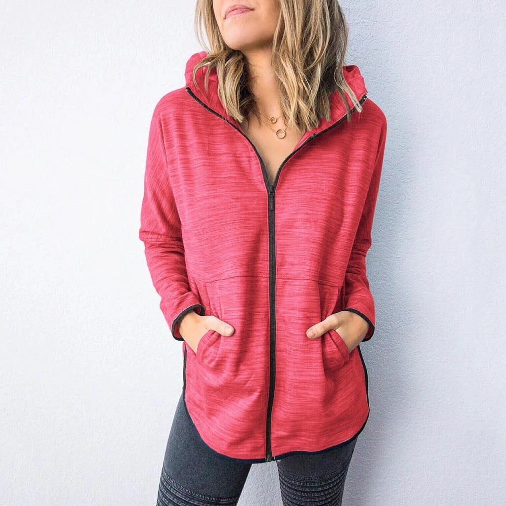 Women Sports Sweater Jacket
