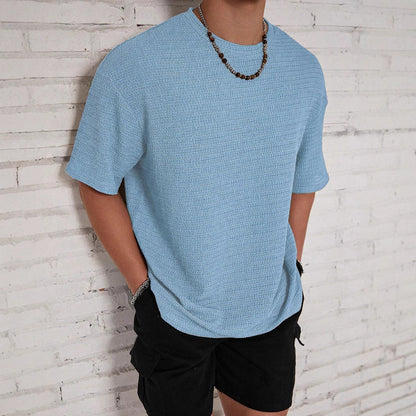 Men's Loose Hollow Flow Round Neck T-shirt