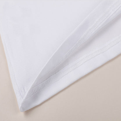 Round neck short sleeves