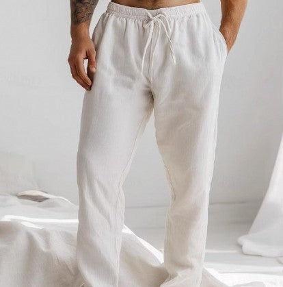 Men's Pants Elastic Waist Trousers