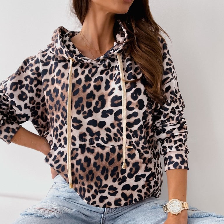 Hooded Rope Pocket Sweatshirt Coat