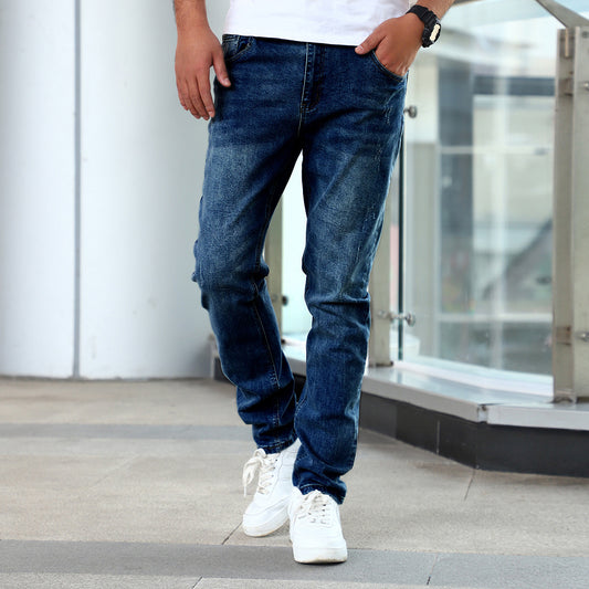 Slim Fit Stretch Men's Youth Blue Jeans