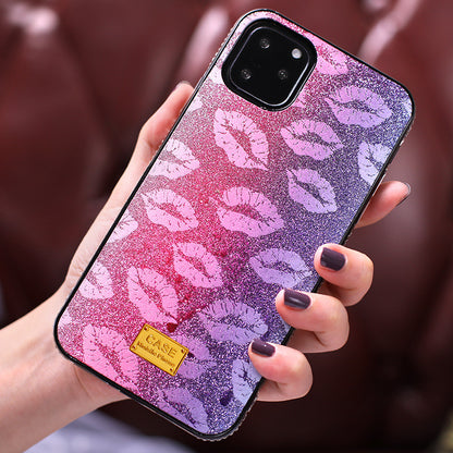 Glitter powder side phone case