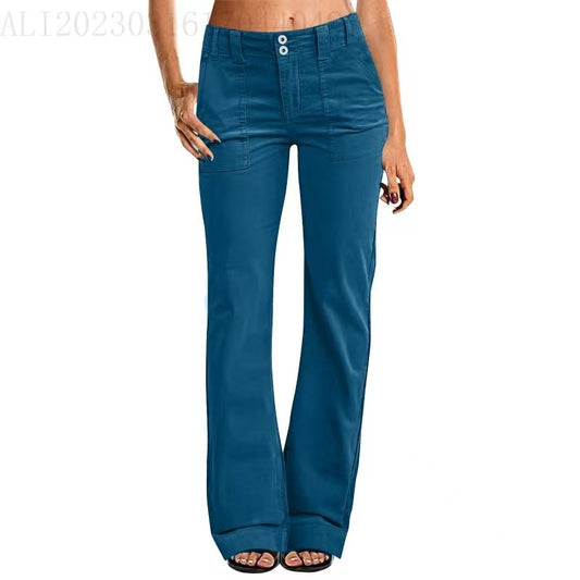 Lightweight Zipper Pocket Exercise Workout Pants