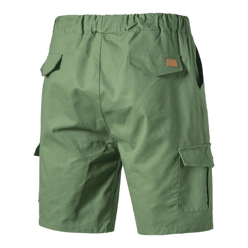 Men's tooling multi-pocket shorts