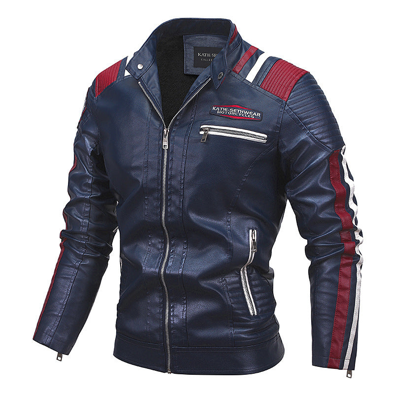 Motorcycle Leather Coat For Men