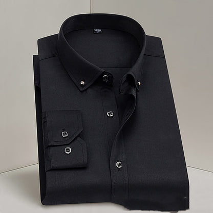 Formal Wear Men's Shirt Wedding Pure White