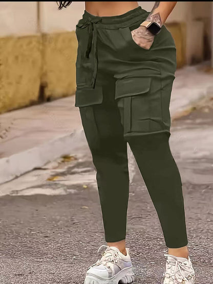 American Solid Pocket Ankle Banded Working Pants