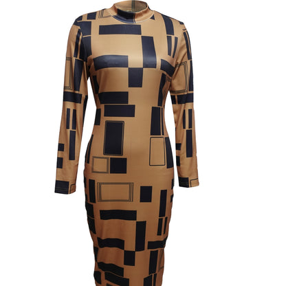 Nice Block Splicing Dress