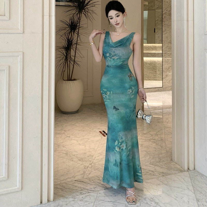 Elegant Desire Mesh Dress Female