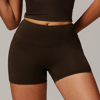 Polyester Tight Yoga Shorts
