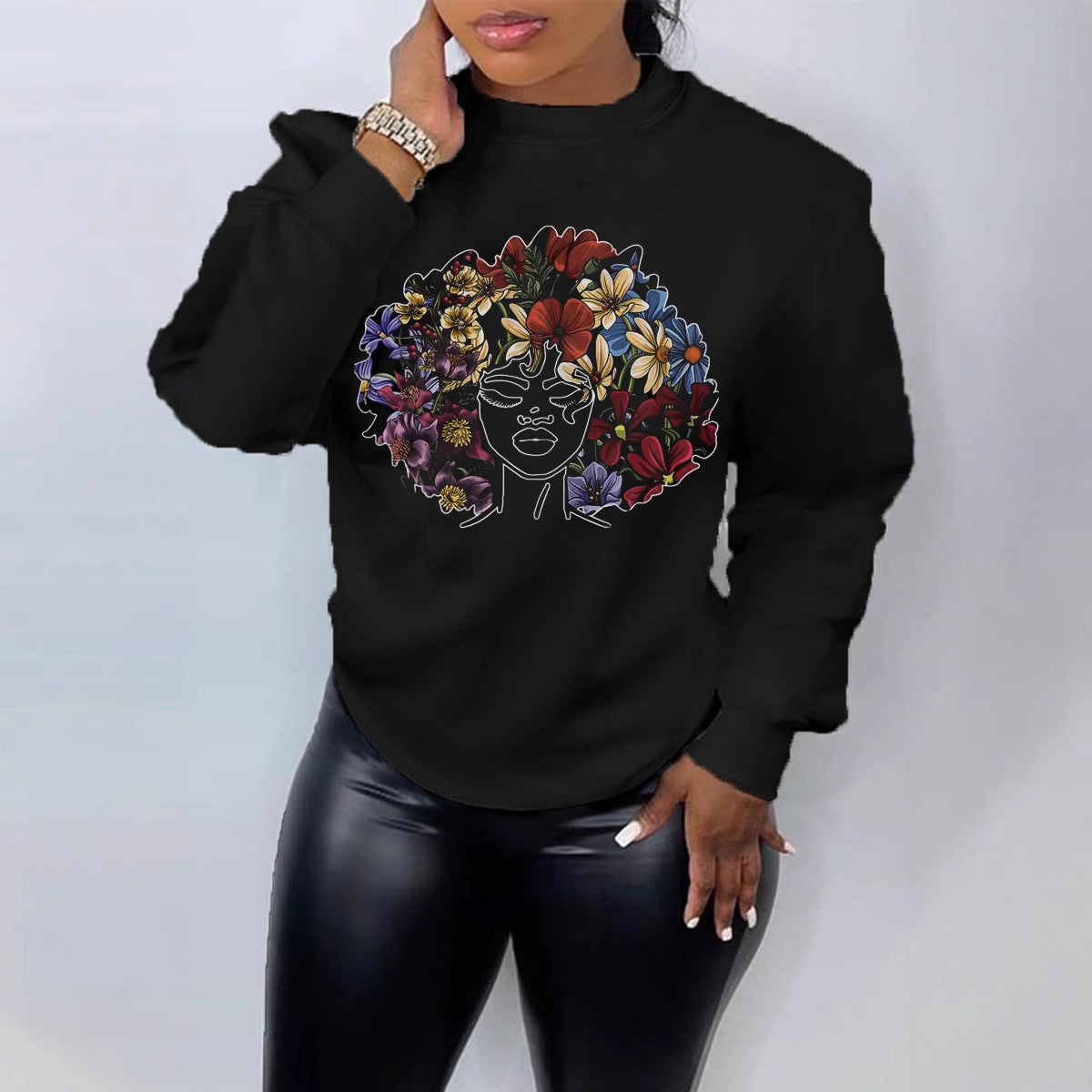 Women's European Round Neck Sweatshirts