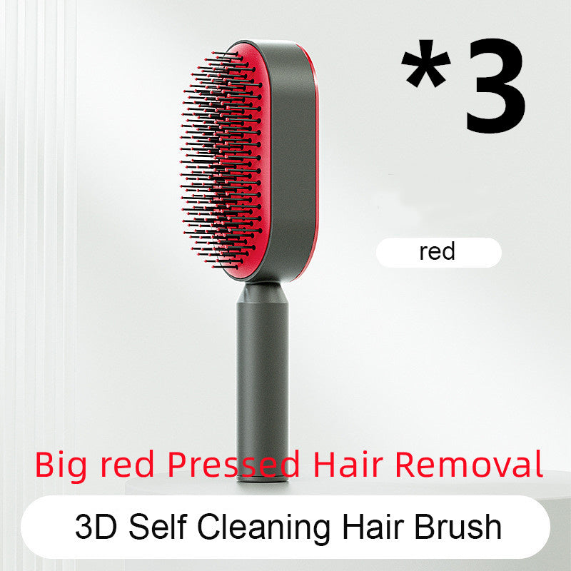 Self Cleaning Hair Brush Hair Loss Airbag Massage