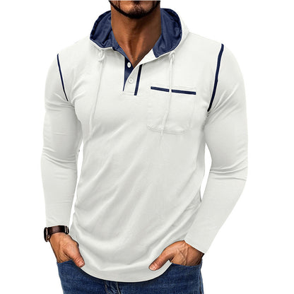 Men's Long-sleeved Hooded