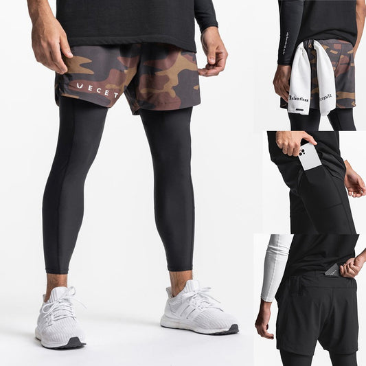 Sports Fitness Shorts Elastic