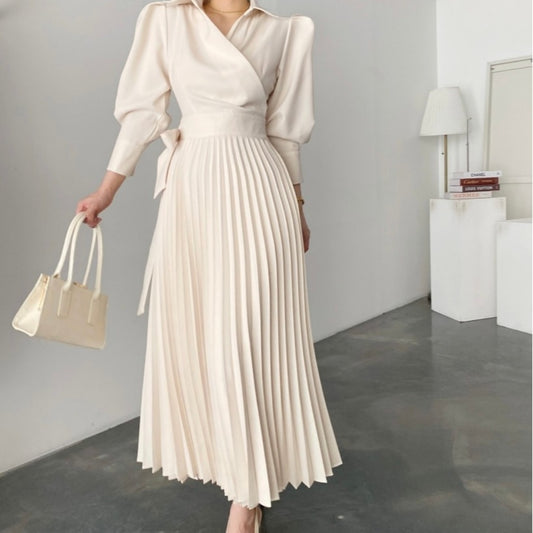 Women's Commute Pleated Dress