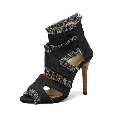 Women's Plus Size High Heel Sandals