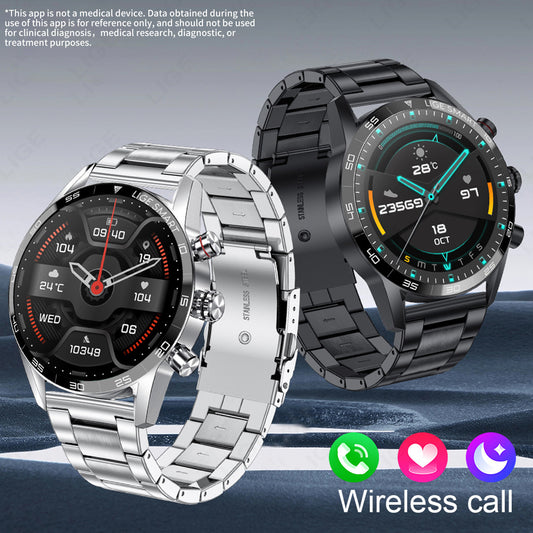 Smart Blood Pressure Heart Rate Bluetooth Watch