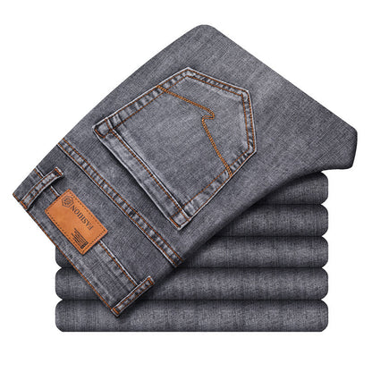 Fashion Men's Straight Stretch Jeans