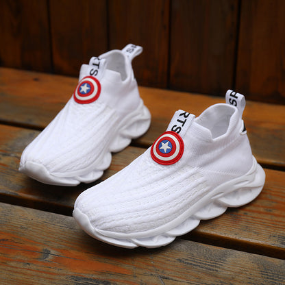 Children's Knitted Small White Shoes